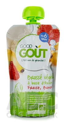 Good Gout BIO Ovsený dezert s jahodou a banánom