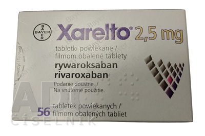 Xarelto 2,5 mg filmom obalené tablety
