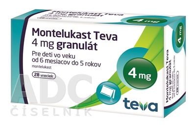Montelukast Teva 4 mg granulát