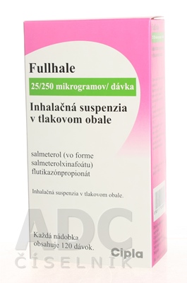 Fullhale 25 mikrogramov/250 mikrogramov/dávka
