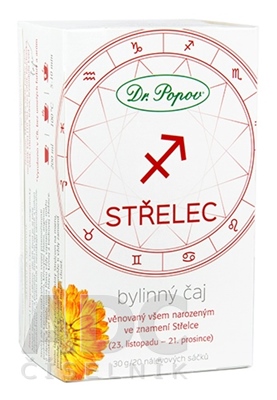 Dr. Popov Bylinný čaj STRELEC