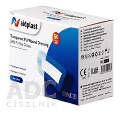 Aidplast Priehľadná sterilná náplasť na rany