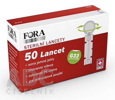 Lancety sterilné FORA