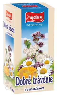 APOTHEKE ČAJ DOBRÉ TRÁVENIE S RUMANČEKOM