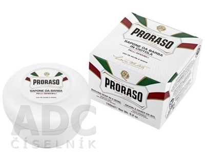 PRORASO Shaving Soap Jar Sensitive Green Tea