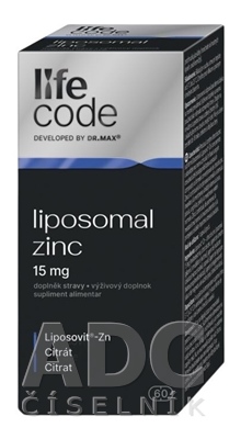 Lifecode by Dr.Max liposomal zinc 15 mg