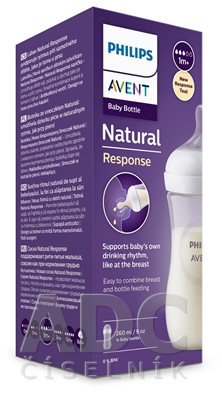 AVENT FĽAŠA Natural Response 260 ml