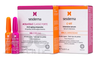 sesderma FLASH EFEKT ACGLICOLIC + C-VIT sérum