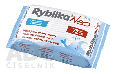 RYBILKA NEO S PANTENOLOM VLHČENÉ OBRÚSKY