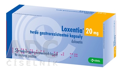 Loxentia 20 mg tvrdé gastrorezistentné kapsuly