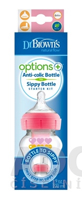 Dr.BROWN´S DOJČENSKÁ FĽAŠA OPTIONS+ 2V1 270ml