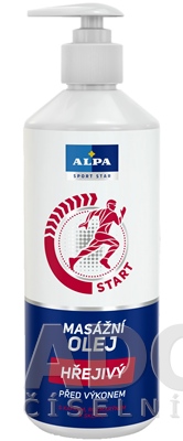 ALPA SportStar OLEJ MASÁŽNY HREJIVÝ