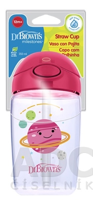 Dr.BROWN´S HRNČEK SO SLAMKOU 350 ml