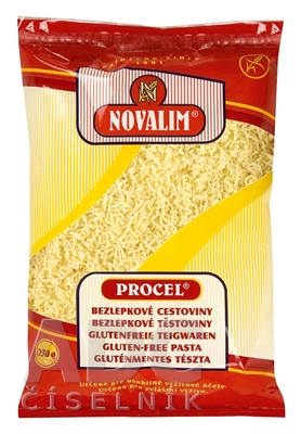 PROCEL - BEZLEPKOVÉ CESTOVINY, ČÍSLICE