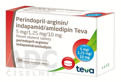 Perindopril-arginín/indapamid/amlodipín Teva