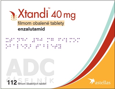 Xtandi 40 mg filmom obalené tablety