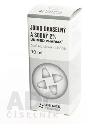JODID DRASELNÝ A SODNÝ 2 % UNIMED PHARMA