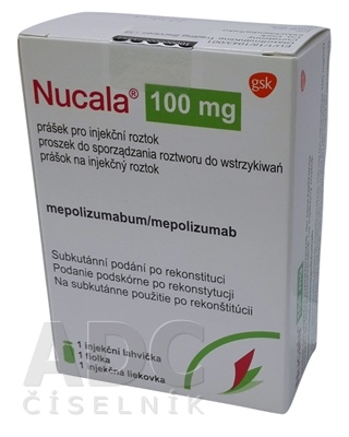 Nucala 100 mg prášok na injekčný roztok - ADC.sk