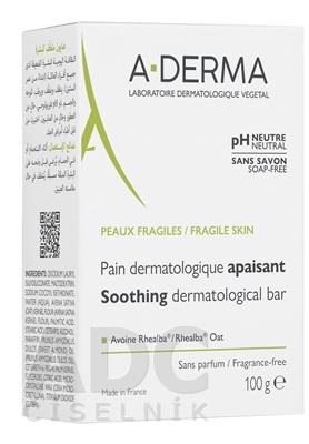 A-DERMA Upokojujúca dermatologická kocka