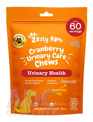 Zesty Paws Cranberry Urinary Chews
