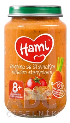 Hami príkrm Zelenina so šťavnatým kuracím