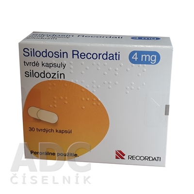 Silodosin Recordati 4 mg tvrdé kapsuly