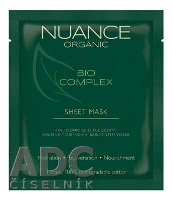 NUANCE ORGANIC BIO COMPLEX SHEET MASK