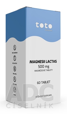TOTO MAGNESII LACTAS 500 mg