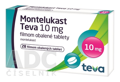 Montelukast Teva 10 mg filmom obalené tablety