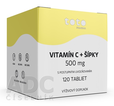 TOTO VITAMÍN C 500 mg + ŠÍPKY