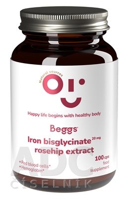 Beggs IRON bisglycinate 20 mg + ROSEHIP extract
