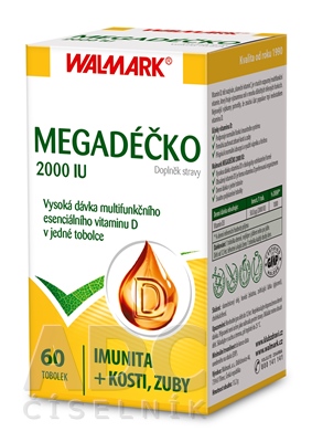 WALMARK Megadéčko 2000 IU MARKETINGOVÁ PODPORA