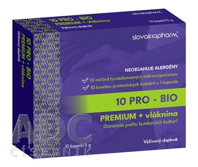 Slovakiapharm 10 PRO - BIO PREMIUM + vláknina