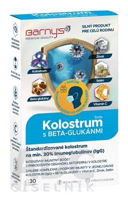 Barny's KOLOSTRUM s beta-glukánmi forte + darček