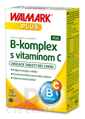 WALMARK B-komplex PLUS s vitamínom C