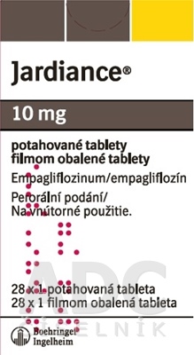 Jardiance 10 mg filmom obalené tablety