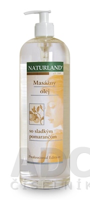 NATURLAND MASÁŽNY OLEJ SO SLADKYM POMARANCOM