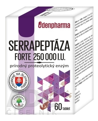 EDENPharma Serrapeptáza forte 250 000 I.U.